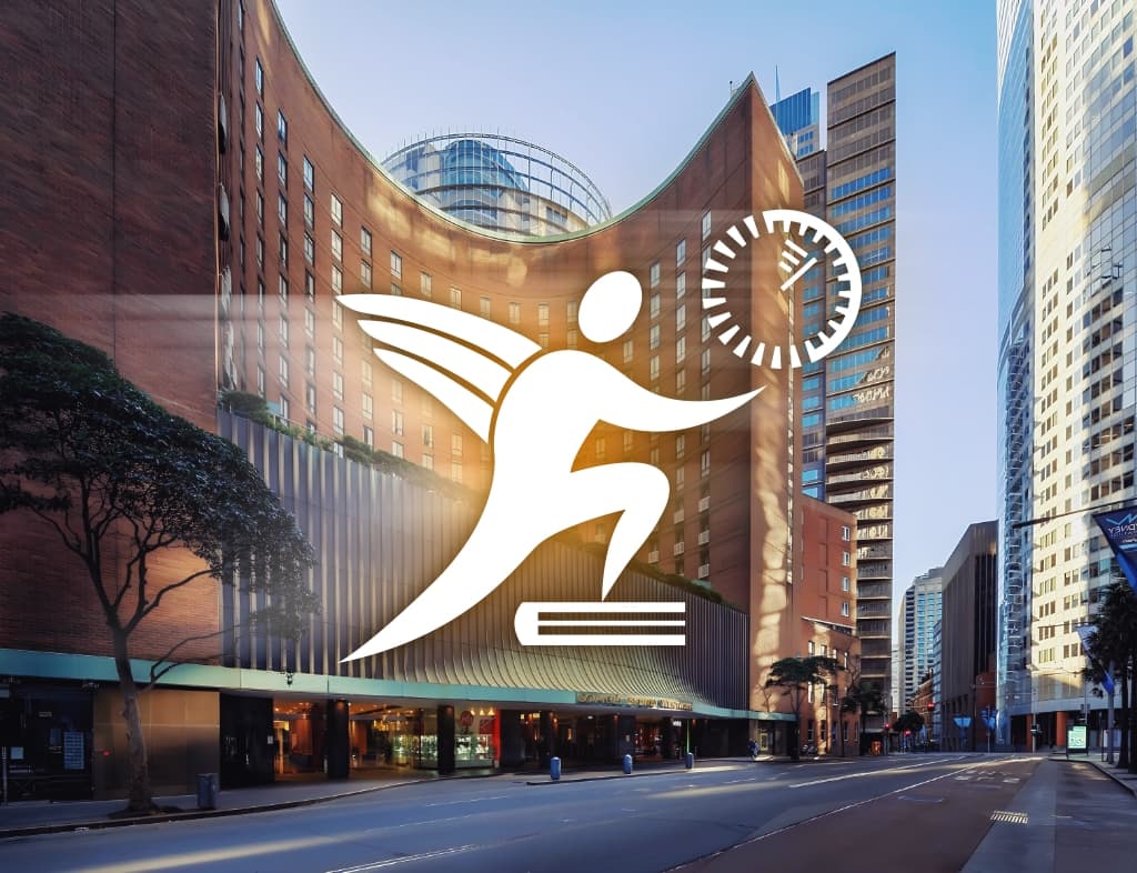 The MultiLit logo super-imposed over a photo of Sofitel Sydney Wentworth hotel